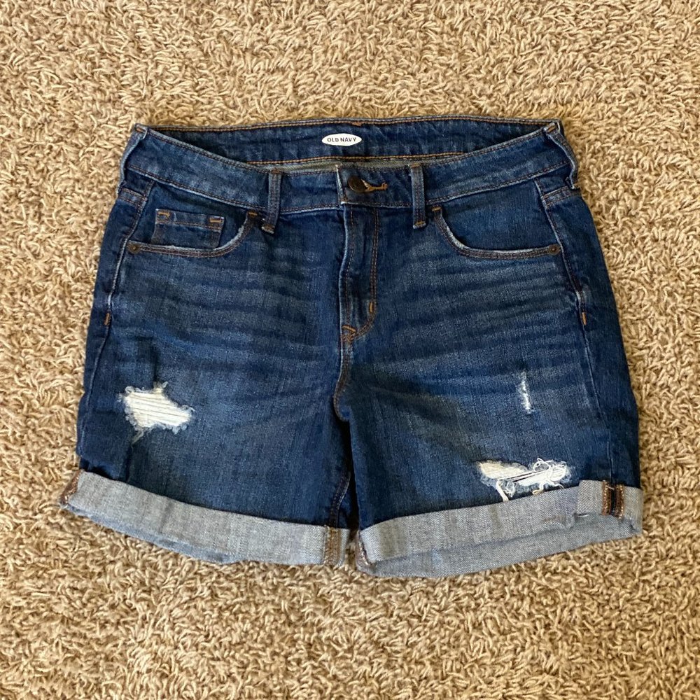 Old Navy Slim Midi Jean Shorts